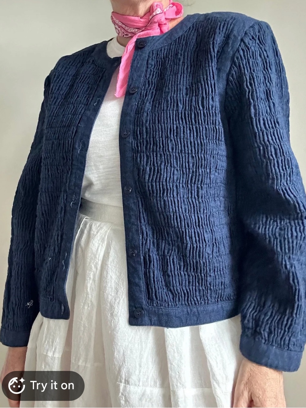 Vintage 80s Gene Ewing Bis Bis California sunwashed denim jacket